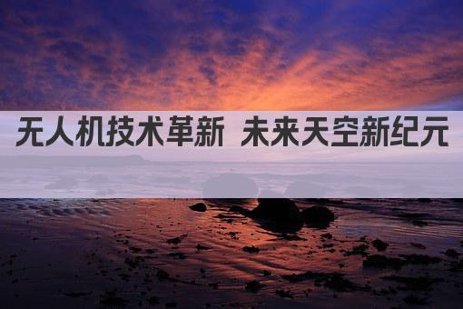 无人机技术革新 未来天空新纪元 