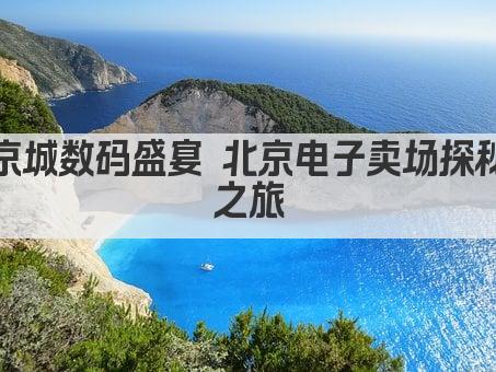 京城数码盛宴 北京电子卖场探秘之旅