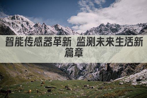智能传感器革新 实时监测生活新篇章