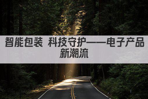 智能包装 科技守护——电子产品新潮流
