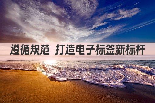 遵循规范 打造电子标签新标杆