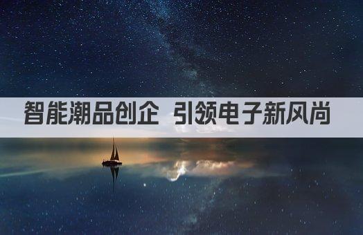 智能潮品创企 引领电子新风尚 