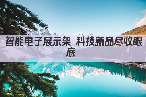 智能电子展示架 科技新品尽收眼底 
