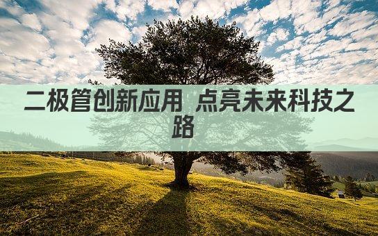 二极管创新应用 点亮未来科技之路 