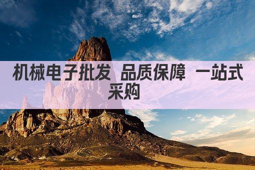 机械电子批发 品质保障 一站式采购 