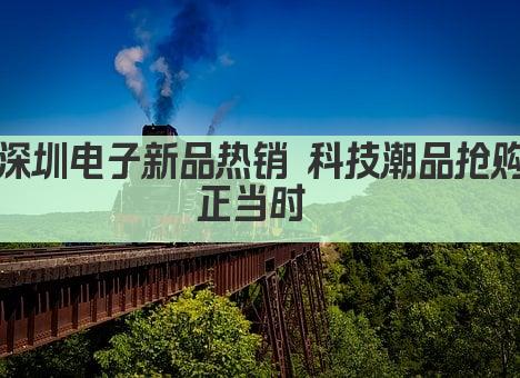 深圳电子新品热销 科技潮品抢购正当时 