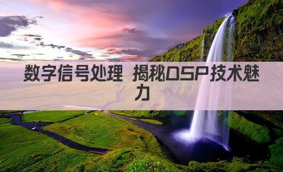数字信号处理 揭秘DSP技术奥秘
