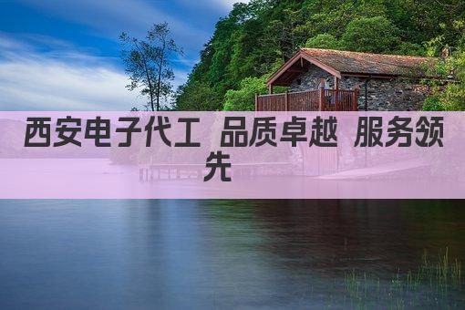 西安电子代工 品质卓越 服务领先  