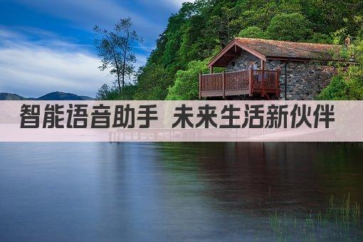 智能语音助手 未来生活新伙伴 