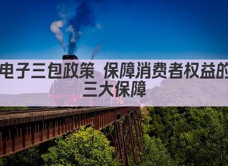 电子三包政策 保障消费者权益的三大保障