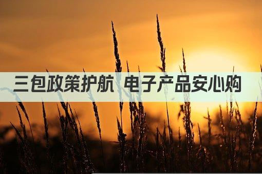 三包政策护航 电子产品安心购 