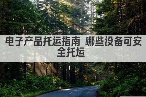 电子产品托运指南 哪些设备可安全托运 