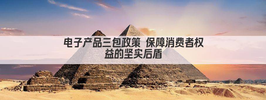 电子产品三包政策 保障消费者权益的坚实后盾