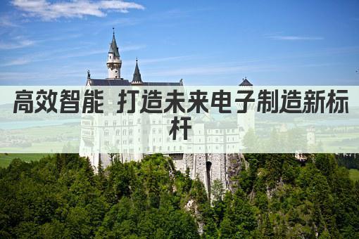高效智能 打造未来电子制造新标杆