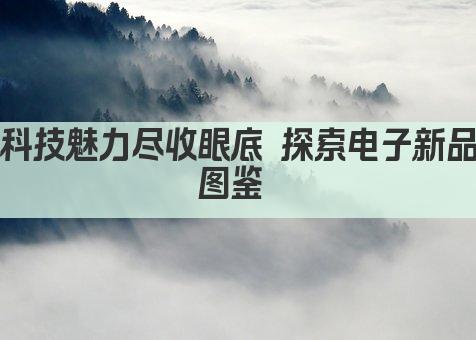 科技魅力尽收眼底 探索电子新品图鉴 